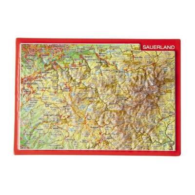 Reliefpostkarte Sauerland, Taschenbuch von Andre Markgraf,Mario Engelhardt, Georelief GbR