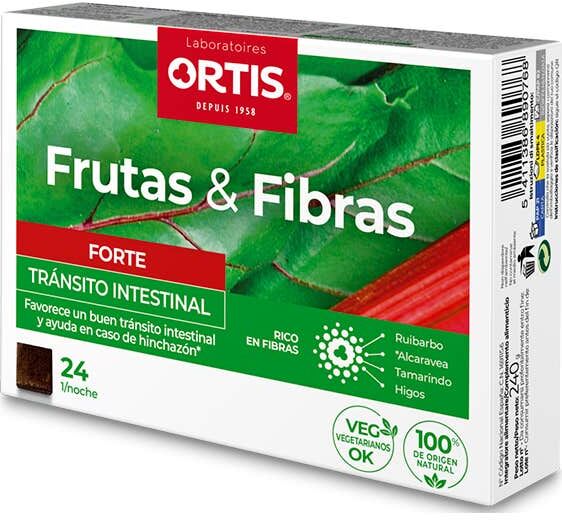 Ortis Frutas&Fibras Forte 24 cubos