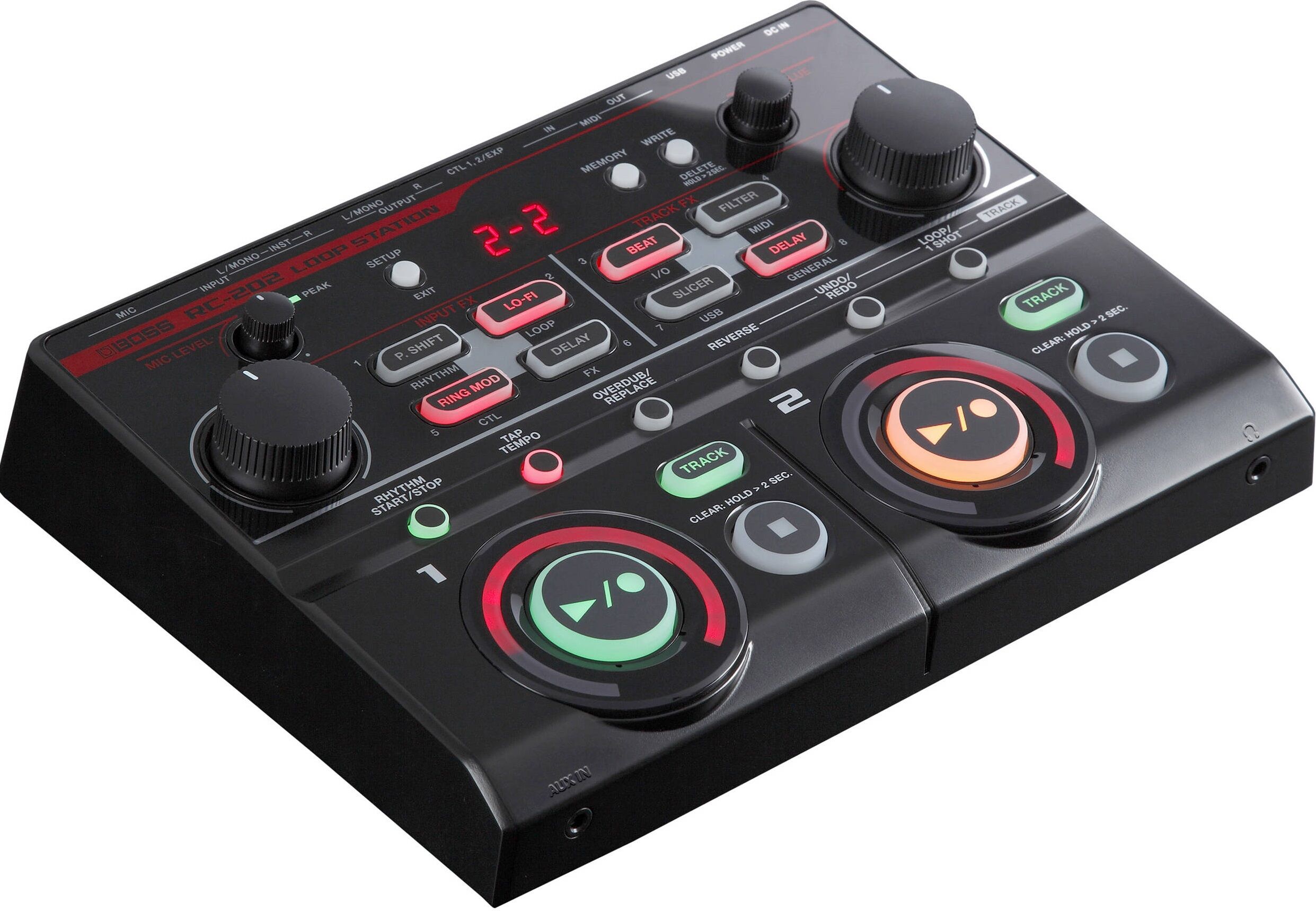 Boss RC-202 LOOPER BEATBOX COMPACT 2-Pistas