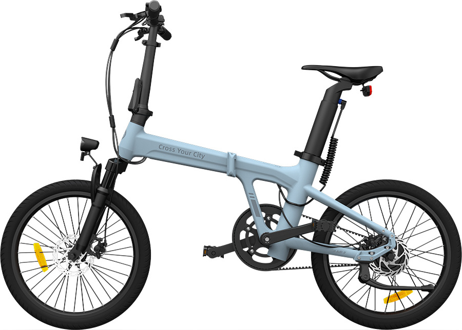 A DECE OASIS E-Bike Air 20S pedelec Fahrrad,Faltrad,50Nm,250W 36V,20",Smart APP,blau