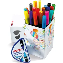 Fasermaler edding 1340 Colour Happy VE=4x20 Brushpen + 1 Farbmixer