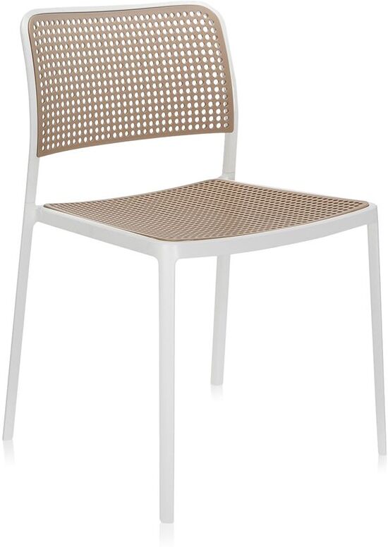Kartell Audrey Stuhl (weiß / sand) weiß / sand