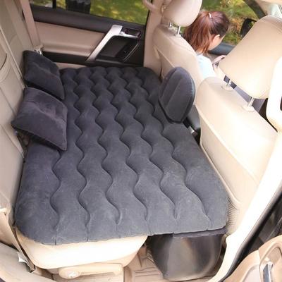 Uplifted Finds Car Air Inflatable Travel Mattress For Back Seat With Pillow And Pump For Camping And Road Trips black