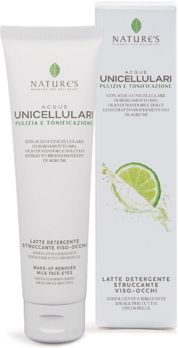 Nature's Acque Unicellulari Latte Detergente Idratante Viso-Occhi 150 ml