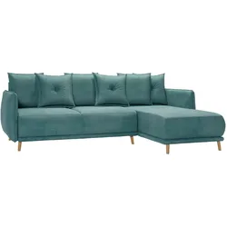 ECKSOFA Chroma Türkis Luxusmicrofaser