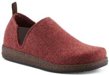 Women's Stepin Flat Shoes by Flexus by Spring Step in Rust (Size 8 1/2 M)