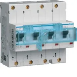 Hager HTN616C SLS Schalter 4 polig 3P+N Cs-Charakteristik 16A für Hutschienemontage