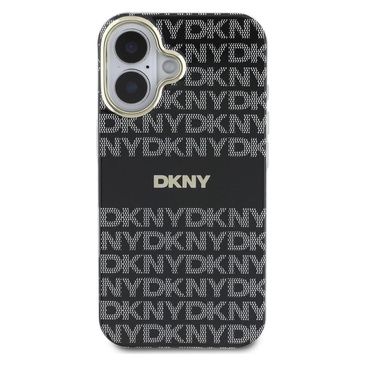 DKNY Repeat Pattern Tonal Stripe Backcover (Apple iPhone 16) (DKHMP16SHRHSEK)
