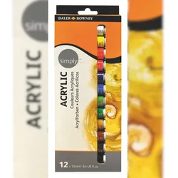 Acrylfarbe 12 Farben