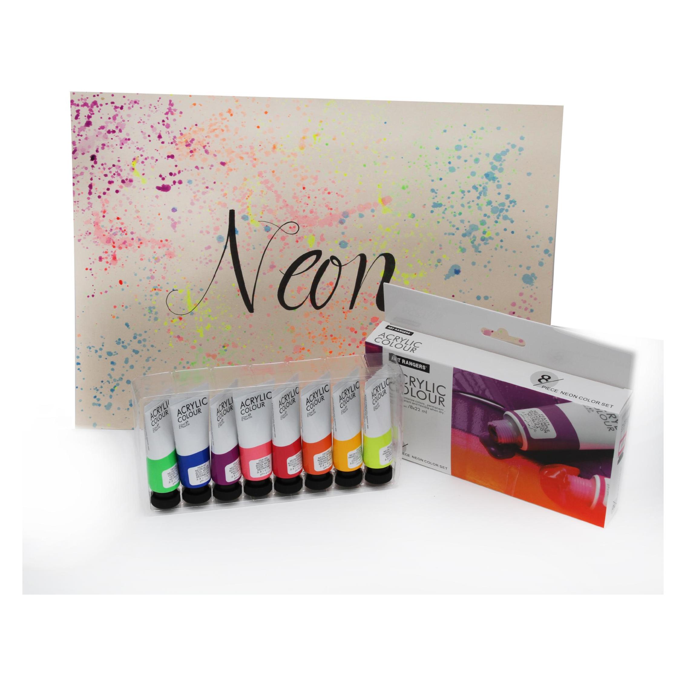 Winsor & Newton Art Ranger Set 8x22ml Neonfarben (450 ml) (FEA0822-N)