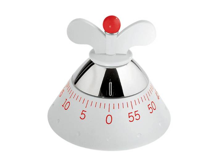 A di Alessi - Kitchen Timer, weiss