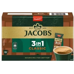 Jacobs Instantkaffee »3in1 Classic« gesüßt 10 Stück braun