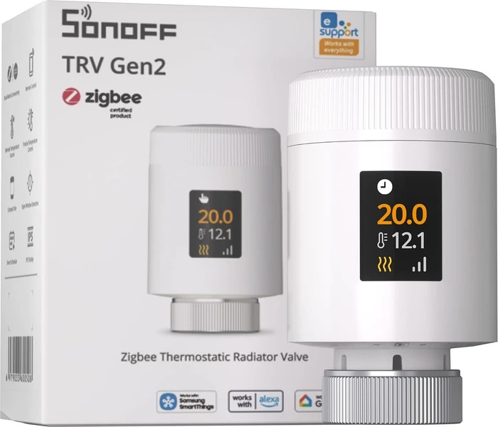 SONOFF Zigbee Thermostatic Radiator Valve Gen 2 TRV-ZBT (1 pack)