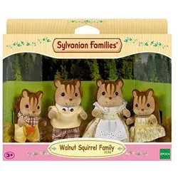 Sylvanian Families - Walnuss Eichhörnchen Familie Knacks, Püppchen