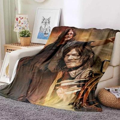 Uplift Picks The Walking Dead Zombie Throw Blanket Soft Flannel Sofa And Bed Cover 5 125x150 Cm