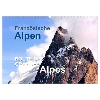 Französische Alpen - Route des Grandes Alpes (Wandkalender 2027 DIN A2 quer), CALVENDO Monatskalender