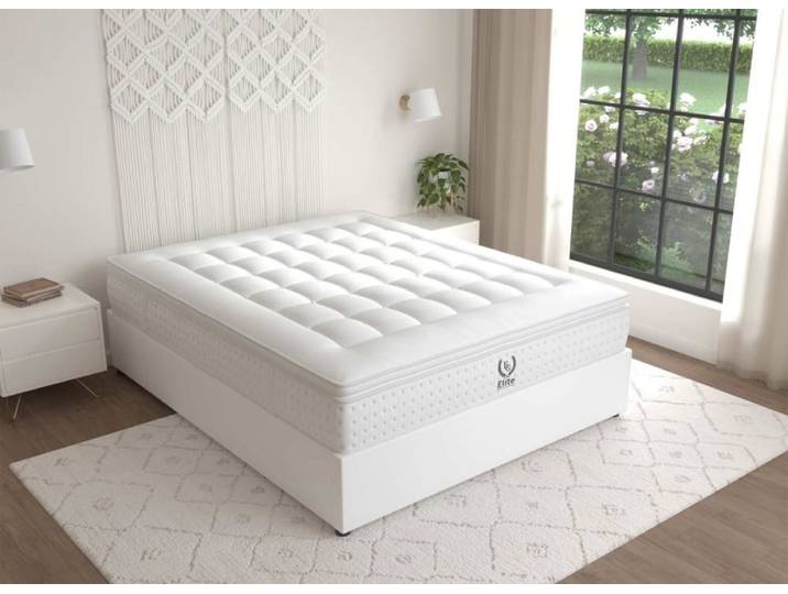 Matelas hybride 140 x 190 cm mémoire et ressorts épaisseur 31 cm