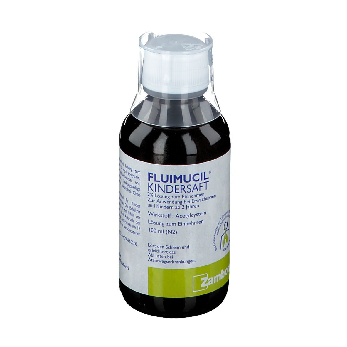 Fluimucil Kindersaft 100 ml Lösung zum Einnehmen