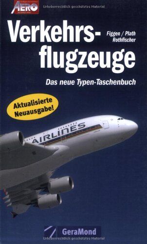 Achim Figgen - Verkehrsflugzeuge: Das neue Typen-Taschenbuch - Preis vom 04.10.2026 03:51:26 h