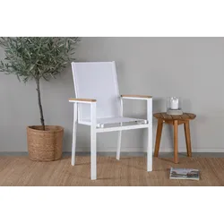 Gartenstuhl-Set 2er-Set Texas ca. 56x90x60 cm Weiß