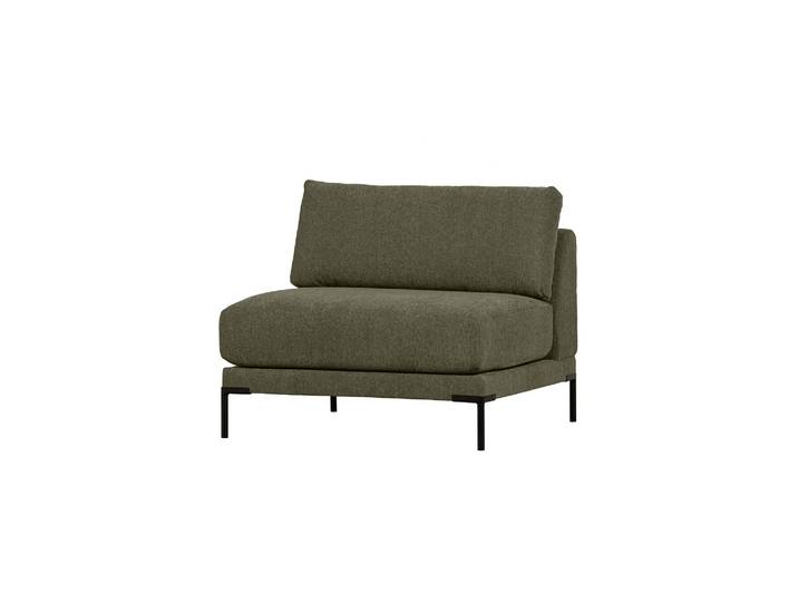 Chauffeuse 100x100 cm Tissu Vert Chaud COUPLE