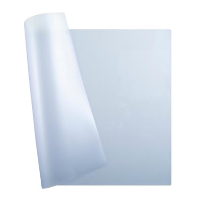 Exacompta 29630E Schreibunterlage Crystal,aus Weich-PVC, eine glatte und eine genarbte Oberfläche, Format 50 x 65 cm, farblos, wird gerollt geliefert