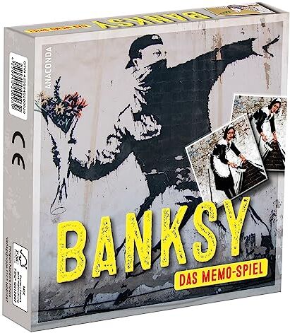 Anaconda Verlag - Banksy – Das Memo-Spiel: Memo-Spiel mit 40 Spielkarten im Spielkarton - Preis vom 09.10.2026 07:28:09 h