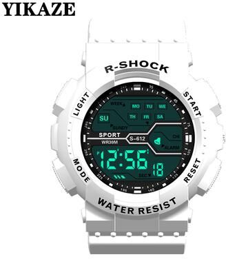 Modern Mode Marketplace Mens Waterproof LED Digital Sports Watch Large Face Military Style g