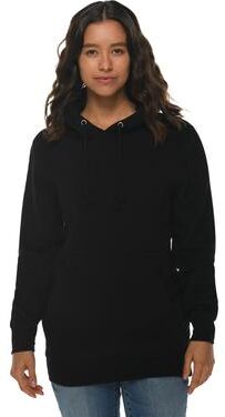 Lane Seven LS19001 Heavyweight Pullover Hooded Sweatshirt in Black size 3XL   Cotton/Polyester Blend