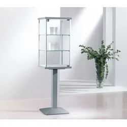 Sockelvitrine mit Metallfuß JT-A3PF