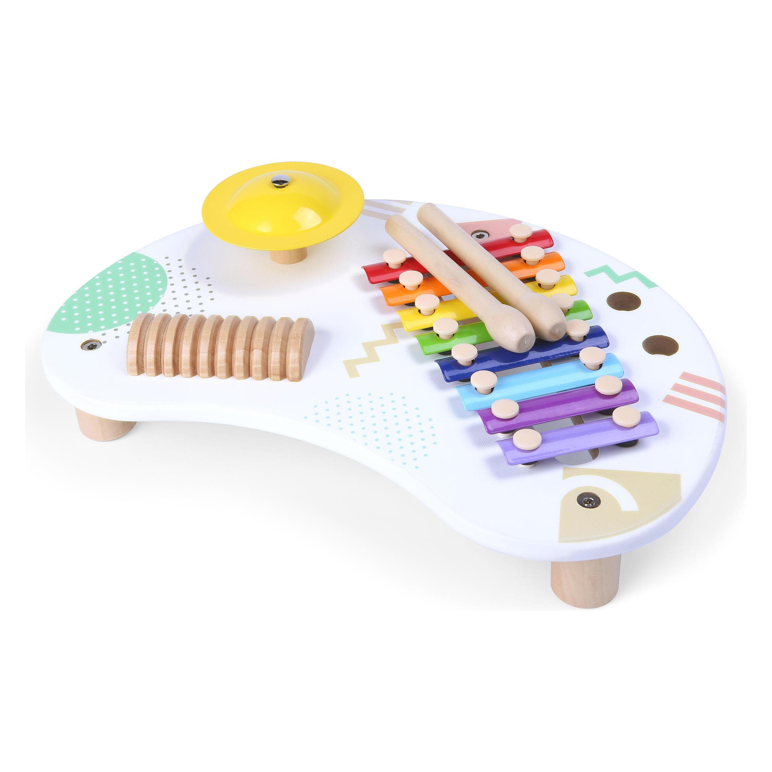 EcoToys Tisch mit Musikinstrumenten Tisch Becken +18m (3655)