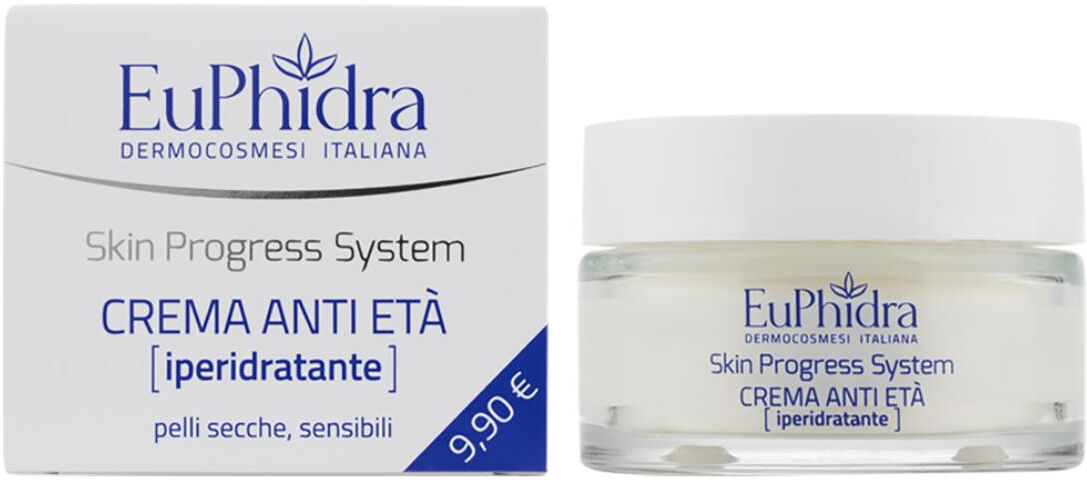 Euphidra Skin Progress System Crema Anti Età Iperidratante, 40ml