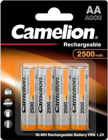 Camelion AA Mignon LR6 NiMH-accu 2500mAh 4 stuks met opbergdoos