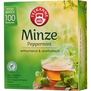 Teekanne Tee Pfefferminze, Kräutertee, 125 g, 100 Beutel
