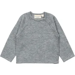 Sense Organics Wickel-Strickjacke Wolle, grau, 80