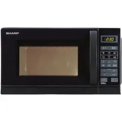 Sharp R-642bkw, Mikrowelle, Schwarz