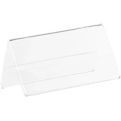 Tischnamensschilder, PS 100 x 60 mm, transparent