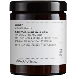 2x Evolve Organic Beauty, Haarmaske, Haarpflege Superfood Shine Hair Mask 180 ml (180 ml)