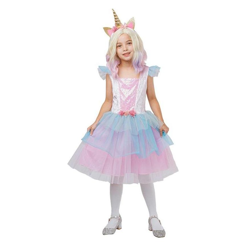 GoDan Prinzessin Einhornkostüm für Kinder, Grösse 110/120 (110) (58221764)