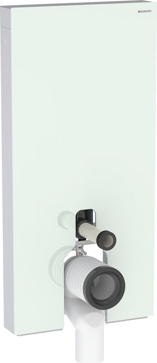 Geberit Monolith sanitairmodule voor staande toiletten, 101 cm, met S-boog en wateraansluiting aan de zijkant