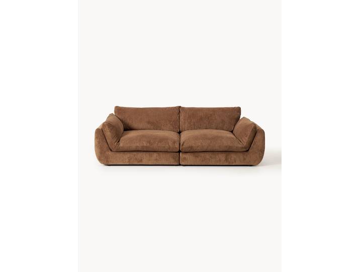 Cord-Sofa Feather (3-Sitzer)