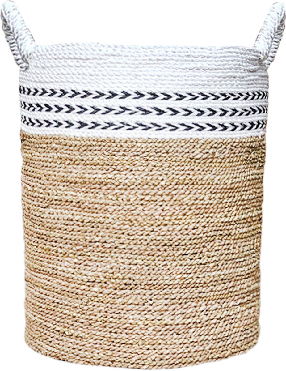 Little Lofts Interior Opbergmand Anna M - Rattan - Met Handvatten