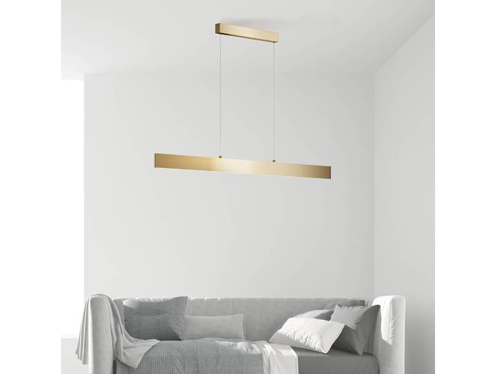 Suspension LED Step - Type B 4 x 8 x 119cm Doré Métal mixte LED Module LED
