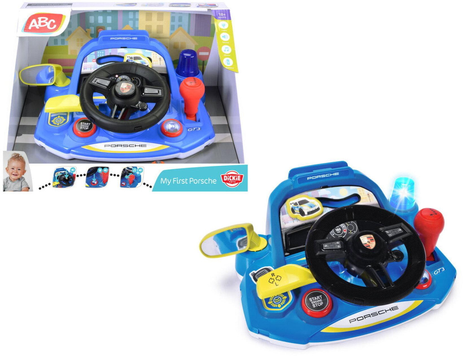 Dickie Toys Mijn eerste Porsche ABC speelgoed