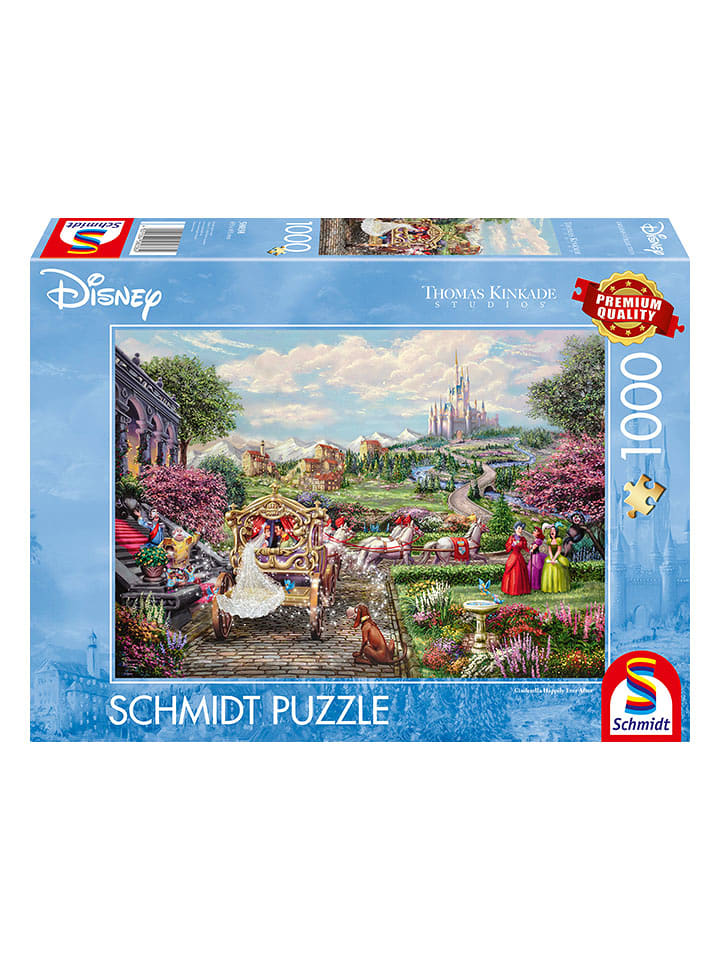 Schmidt Spiele 1000tlg. Puzzle "Disney, Cinderella, Happily Ever After" - ab 14 Jahren - onesize