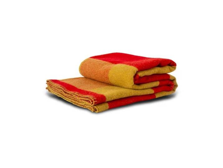 Byon Plaid Embrace 130x200 cm Rouge-jaune