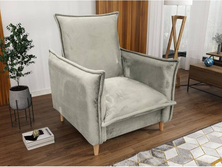 Beautysofa Sessel Pillow (Relaxsessel im sknadinavisches Design, Wohnzimmersessel, modern Sessel), mit Armlehnen
