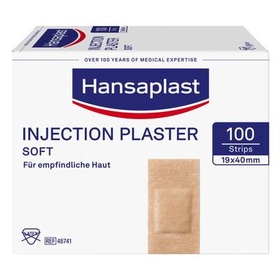 Hansaplast Soft Injektionspflaster Strips 19x40 mm 100 St Pflaster