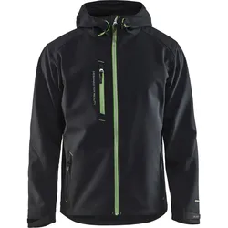 Softshelljacke "4949" - XL - schwarz/grün