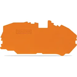 WAGO Abschlussplatte orange 2016-7692